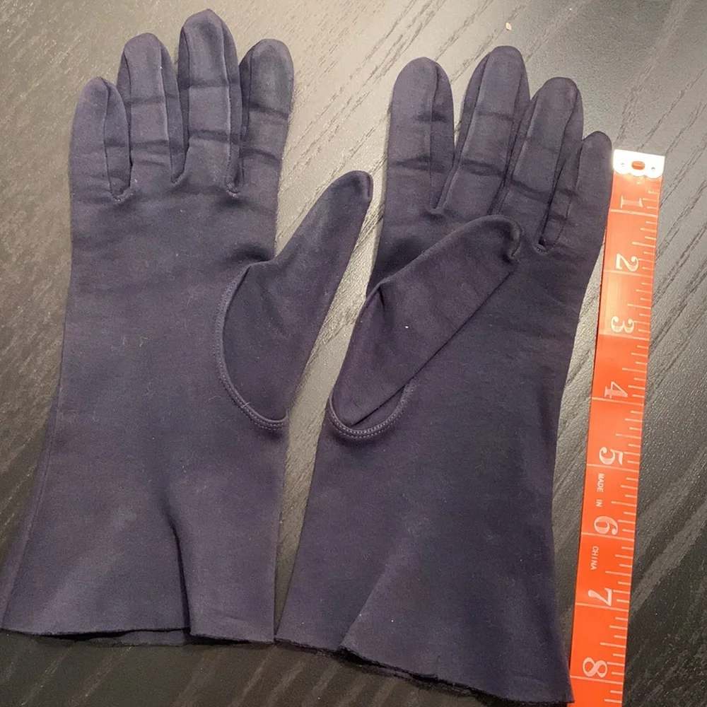 💙ANTIQUE Ladies Navy Gloves
